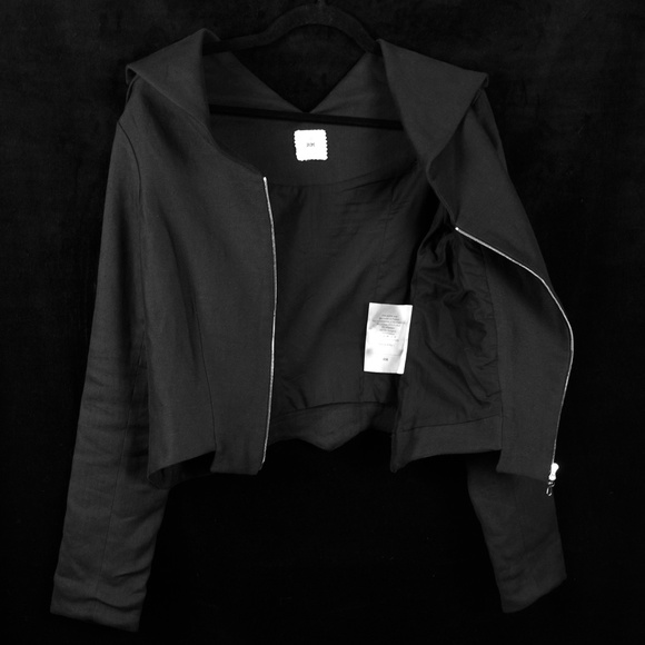 Roland Mouret French Designer Black Helix Jacket - Picture 2 of 7